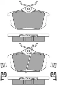 Комплект тормозных колодок, дисковый тормоз AISIN купить